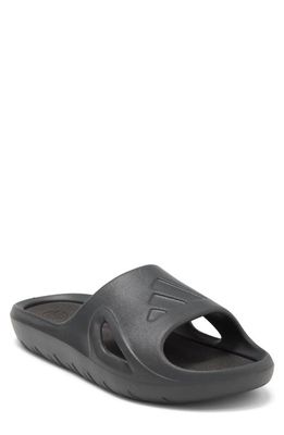 adidas Adicane Slide Sandal in Carbon/Carbon/Core Black