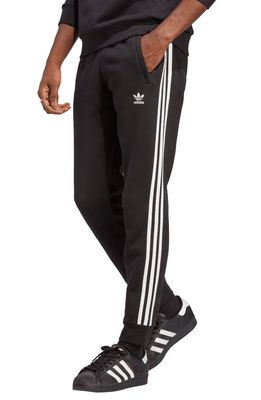 adidas Adicolor 3-Stripes French Terry Joggers in Black