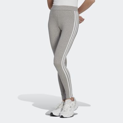 adidas Adicolor Classics 3-Stripes Leggings Medium Grey Heather 2XS Womens