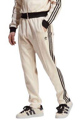 adidas Adicolor Classics Beckenbauer Waffle Knit Track Pants in Wonder White/Black