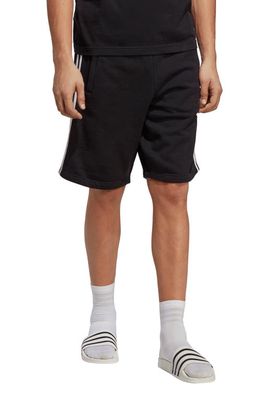 adidas Adicolor Cotton Sweat Shorts in Black