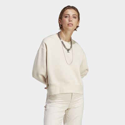 adidas Adicolor Essentials Crew Sweatshirt Wonder White XS Womens