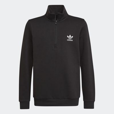 adidas Adicolor Half-Zip Sweatshirt Black XS Kids