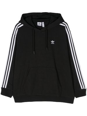 adidas Adicolor logo-embroidered hoodie - Black