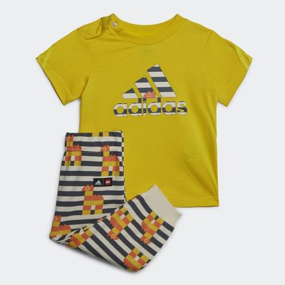 adidas adidas x Classic LEGO® Tee and Pants Set Yellow 3M Kids