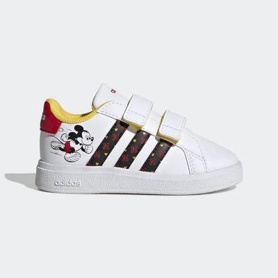 adidas adidas x Disney Grand Court Mickey Hook-and-Loop Shoes Cloud White 8K