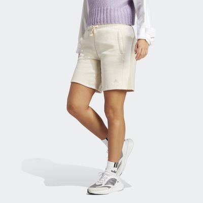 adidas ALL SZN Fleece Shorts Ecru Tint Mel XL Womens