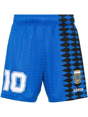 adidas Argentina 1994 monogram-pattern shorts - Blue
