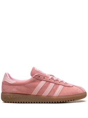adidas Bermuda low-top leather sneakers - Glow Pink/Clear Pink/Gum