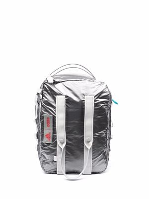 adidas by 032c logo-patch metallic tote bag - Silver