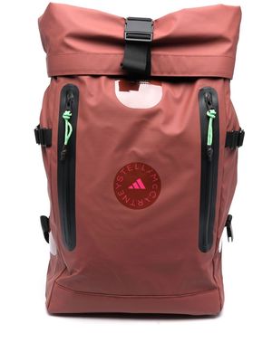 adidas by Stella McCartney 30 litre roll-top backpack - Red