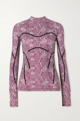 adidas by Stella McCartney - Asmc Truepurpose Printed Stretch Recycled Top - Pink