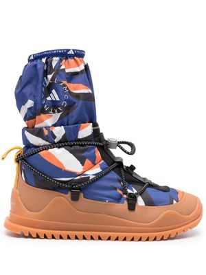 adidas by Stella McCartney COLD.RDY abstract-print boots - Blue