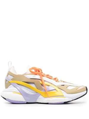 adidas by Stella McCartney colour-block lace-up sneakers - Yellow