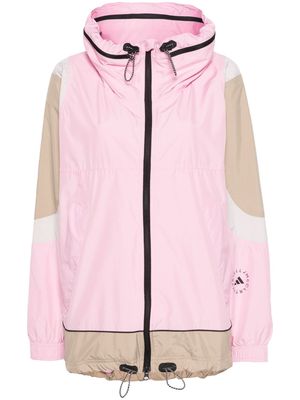 adidas by Stella McCartney colourblock lightweight jacket - Pink