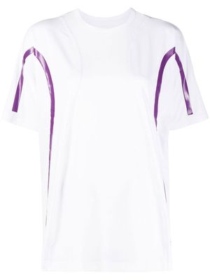 adidas by Stella McCartney contrast-stripe T-shirt - White