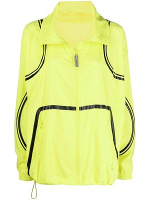 adidas by Stella McCartney contrast-stripe track jacket - Yellow