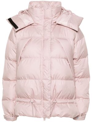 adidas by Stella McCartney detachable-hood ripstop puffer jacket - Pink