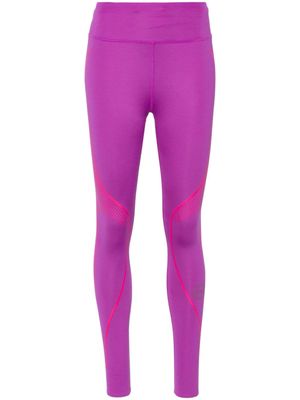 adidas by Stella McCartney drawstring cropped leggings - Purple