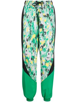 adidas by Stella McCartney floral-print track pants - Black