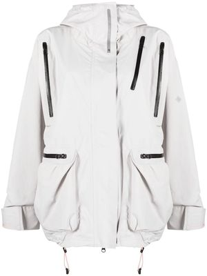 adidas by Stella McCartney Gore-Tex hooded jacket - Neutrals