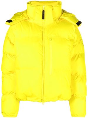 adidas by Stella McCartney hooded puffer jacket - Yellow
