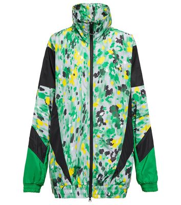 Adidas by Stella McCartney Leopard-print track jacket
