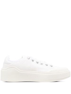 adidas by Stella McCartney logo platform-sole low-top sneakers - White
