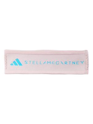 adidas by Stella McCartney logo-print headband - Pink