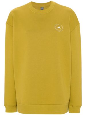 adidas by Stella McCartney logo-print sweatshirt - Green
