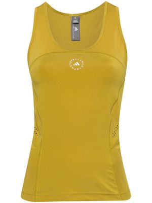 adidas by Stella McCartney logo-print tank top - Yellow