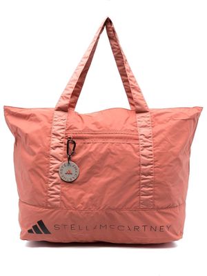 adidas by Stella McCartney logo-print tote bag - Pink