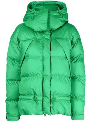 adidas by Stella McCartney mid-length padded jacket - Green