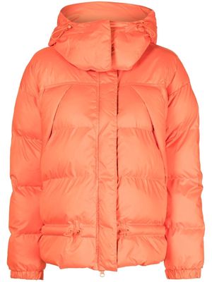 adidas by Stella McCartney mid-length padded jacket - Orange