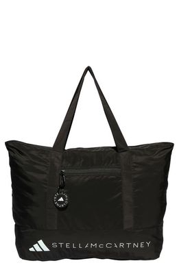 adidas by Stella McCartney Recycled Tote Bag in Black/Black/White