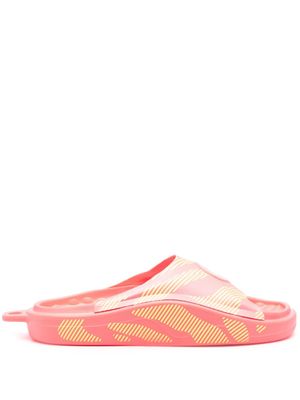 adidas by Stella McCartney striped pool slides - Pink