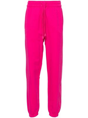 adidas by Stella McCartney tapered-leg cotton track pants - Pink