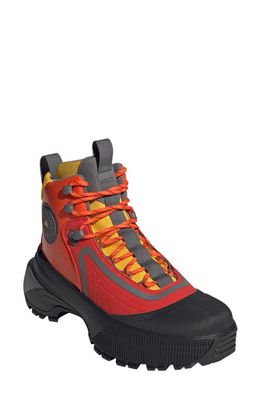 adidas by Stella McCartney Terrex Insulated Hiking Boot in Active Red/grey/yellow