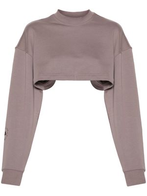 adidas by Stella McCartney Truecasuals cropped sweatshirt - Neutrals