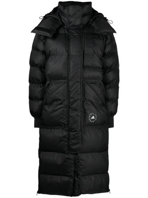adidas by Stella McCartney TrueNature hooded padded coat - Black