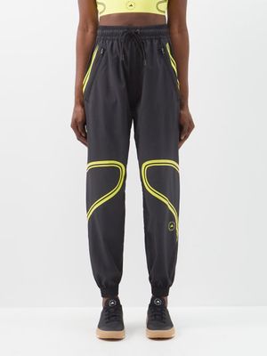 Adidas By Stella Mccartney - Truepace Recycled-fibre Shell Track Pants - Womens - Black