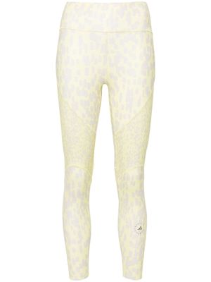 adidas by Stella McCartney TruePurpose Optime graphic-print leggings - Yellow