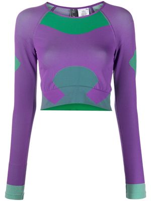 adidas by Stella McCartney TrueStrenght yoga cropped top - Green