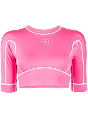 adidas by Stella McCartney TrueStrength yoga cropped top - Pink