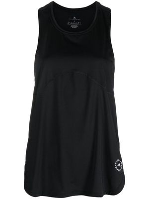 adidas by Stella McCartney wave-print racerback tank top - Black