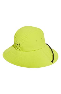 adidas by Stella McCartney Wide Brim Bucket Hat in Yellow/Black/Black