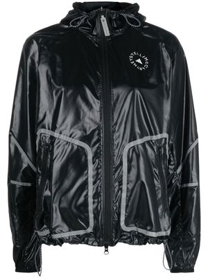 adidas by Stella McCartney zip-up hooded jacket - Black