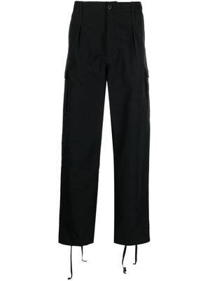 adidas cargo-pocket straight leg trousers - Black