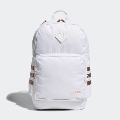 adidas Classic 3-Stripes Backpack White