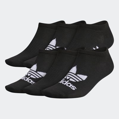 adidas Classic Superlite No-Show Socks 6 Pairs Black L